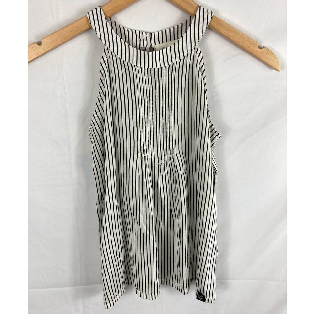 Treasure & Bond Girl's Striped Halter Neck Flowy top S (7/8)